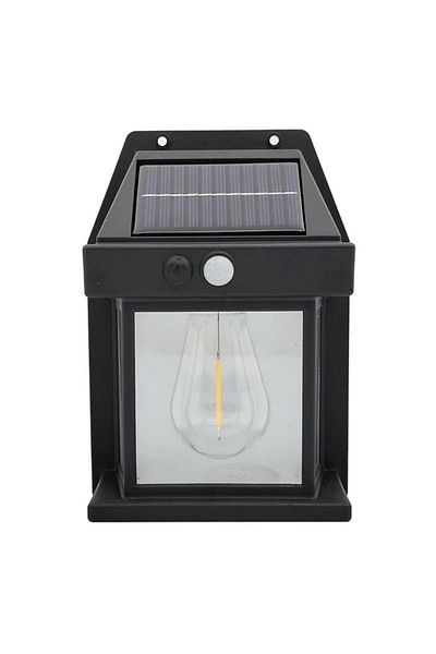 divendi-ro Solar Wall Lamp 2W, 600LM, waterproof IP65, for garden or home, black