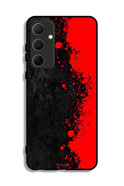 Tolwak Samsung Galaxy A35 5G Protective Case Cover Paint Abstract Pattern