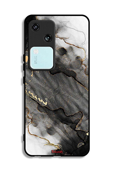 Tolwak غطاء حماية لهاتف Vivo S18 5G بلون رخامي لامع