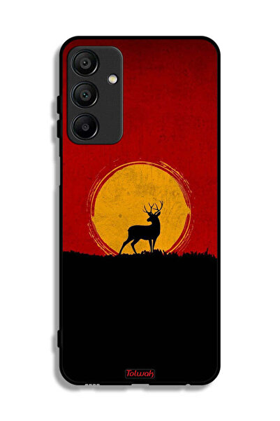 Tolwak غطاء حماية لهاتف Samsung Galaxy A15 بتصميم غزال وقمر