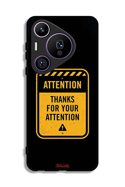 Tolwak غطاء حماية لهاتف هواوي بيورا 70 برو، شكرًا على الاهتمام