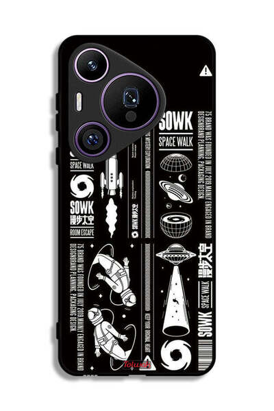 Tolwak غطاء حماية لهاتف هواوي بيورا 70 برو - ملصق سوك سبيس ووك