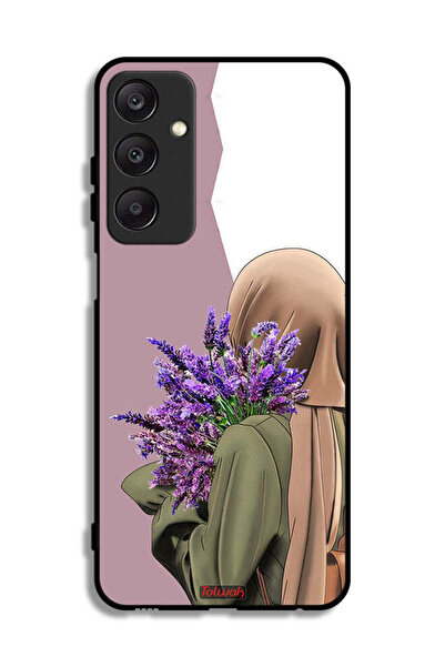 Tolwak غطاء حماية لهاتف سامسونج جالاكسي A25 5G يحمل زهرة