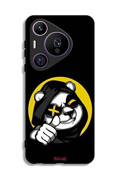 Tolwak غطاء حماية لهاتف هواوي بيورا 70 برو بتصميم قطة مارشميلو لطيفة