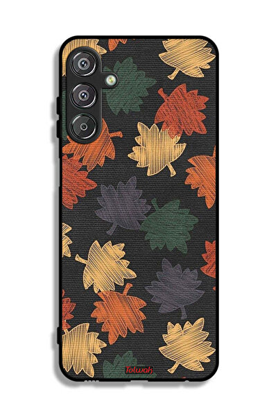 Tolwak غطاء حماية لهاتف سامسونج جالاكسي F15 5G برسومات أوراق الخريف