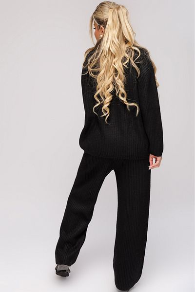 Atmosphere Fashion Black knit suit