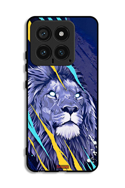 Tolwak غطاء حماية لهاتف Xiaomi 14 Lion King