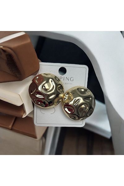 İNN JEWELLERY Steel Earrings Anti-Tarnish Anti-Allergic Vintage Figured (2 Years Importor Warranty)