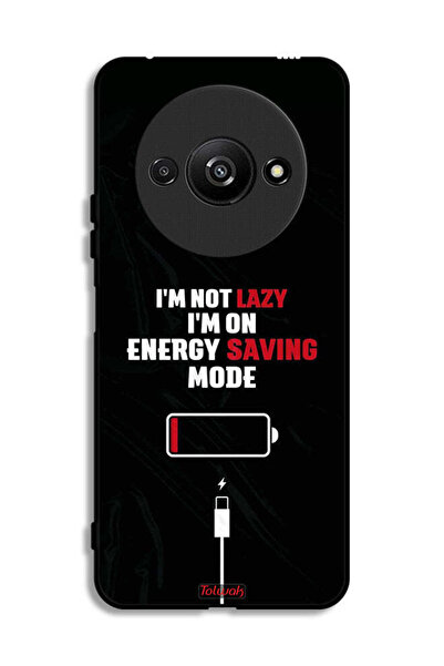 Tolwak غطاء حماية لهاتف Xiaomi Redmi A3 4G أنا لست كسولاً، أنا في وضع توفير ا...