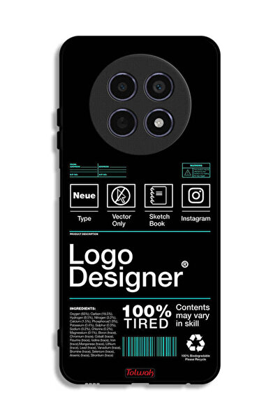 Tolwak Realme 12x 5G Protective Case Cover Logo Designer Sticker