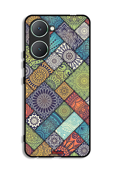 Tolwak غطاء حماية لهاتف Vivo Y03 4G بنمط ماندالا