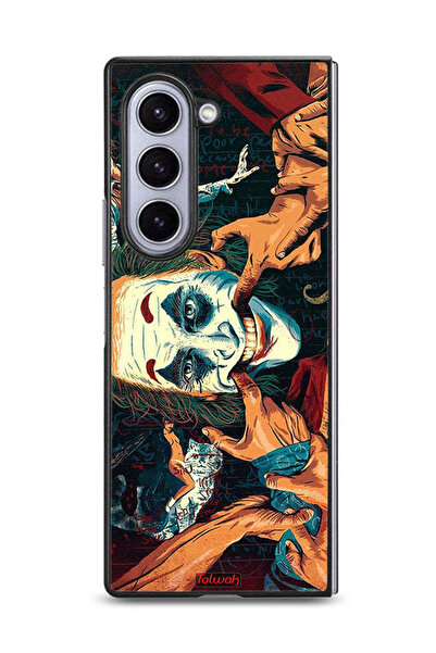 Tolwak غطاء حماية لهاتف Samsung Galaxy Z Fold6 بتصميم فن الجوكر