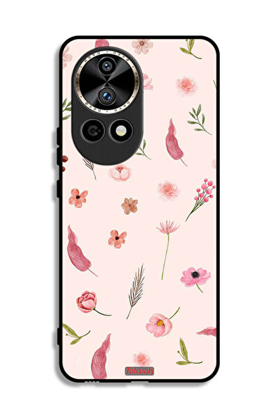 Tolwak غطاء حماية لهاتف هواوي نوفا 12 برو 5G بنقشة أوراق وورود