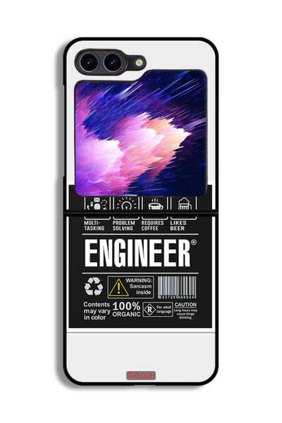 Tolwak غطاء حماية لهاتف Samsung Galaxy Z Flip6 - ملصق المهندس