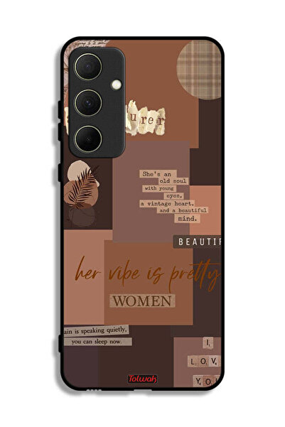 Tolwak Samsung Galaxy A35 5G Protective Case Cover Adventurer Women