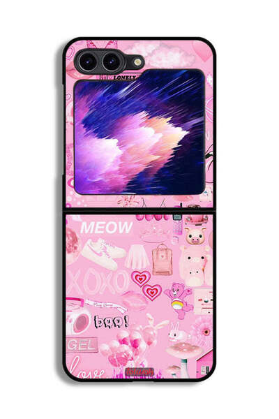 Tolwak غطاء حماية لهاتف Samsung Galaxy Z Flip6 بتصميم ملكة الدراما للفتيات