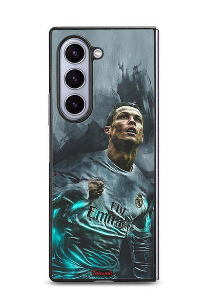 Tolwak غطاء حماية لهاتف Samsung Galaxy Z Fold6 بتصميم كريستيانو رونالدو