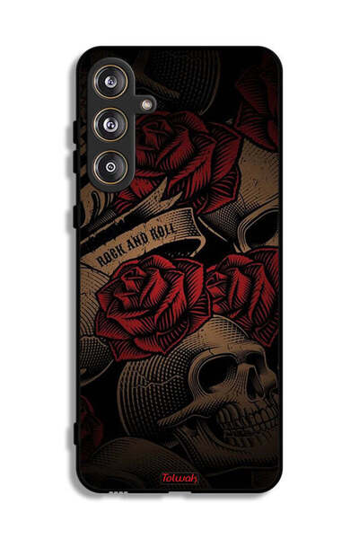 Tolwak Samsung Galaxy F55 5G Protective Case Cover Rok And Roll