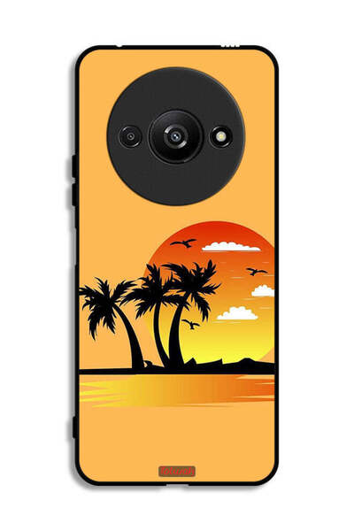 Tolwak Xiaomi Redmi A3 4G Protective Case Cover Drawing Abstract Design