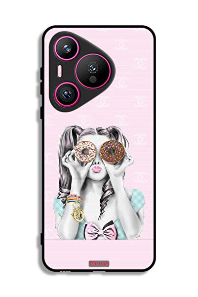 Tolwak غطاء حماية لهاتف هواوي بيورا 70 يحمل قطعتين من الدونات