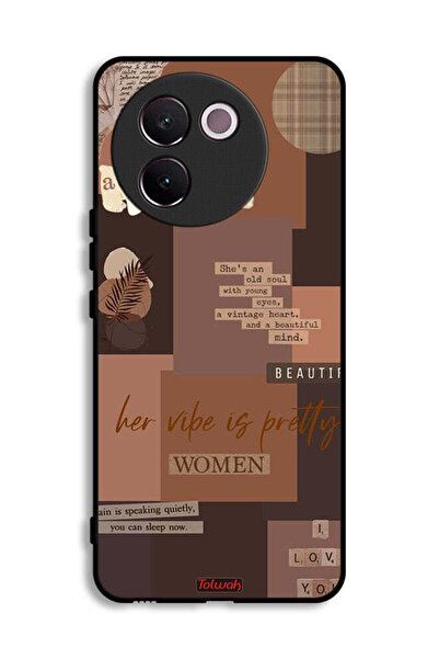 Tolwak غطاء حماية لهاتف Vivo V30e 5G Adventurer للنساء