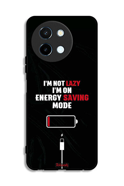 Tolwak غطاء حماية لهاتف Vivo Y38 5G أنا لست كسولاً، أنا في وضع توفير الطاقة