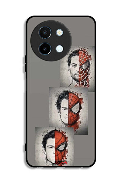 Tolwak غطاء حماية لهاتف Vivo Y38 5G برسومات سبايدر مان