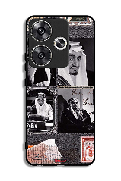 Tolwak غطاء حماية لهاتف شاومي بوكو F6 5G، ملصق الملك فيصل العتيق