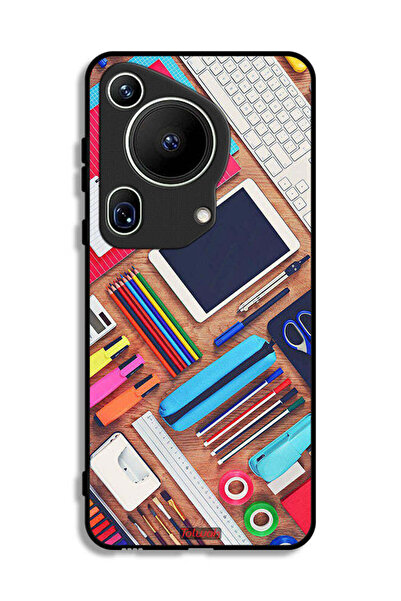 Tolwak غطاء حماية فائق لهاتف هواوي بيورا 70 بتصميم فتاة هوبي ديسك