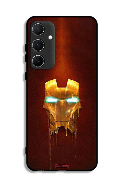 Tolwak غطاء حماية لهاتف سامسونج جالاكسي A55 5G بطبعة الرجل الحديدي من مارفل كوميكس