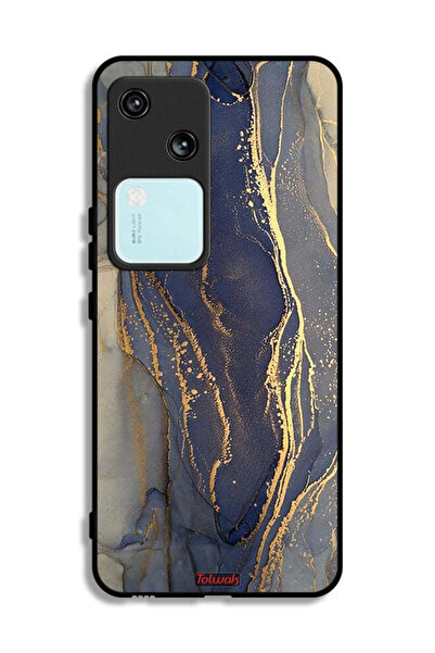 Tolwak غطاء حماية لهاتف Vivo S18 5G بنمط رخامي لامع