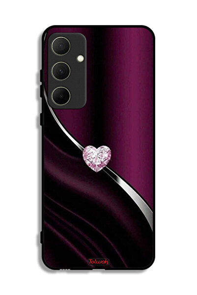 Tolwak غطاء حماية لهاتف سامسونج جالاكسي A35 5G بتصميم قلب ماسي