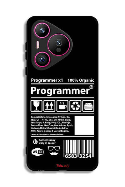 Tolwak غطاء حماية وملصق مبرمج لهاتف هواوي بيورا 70