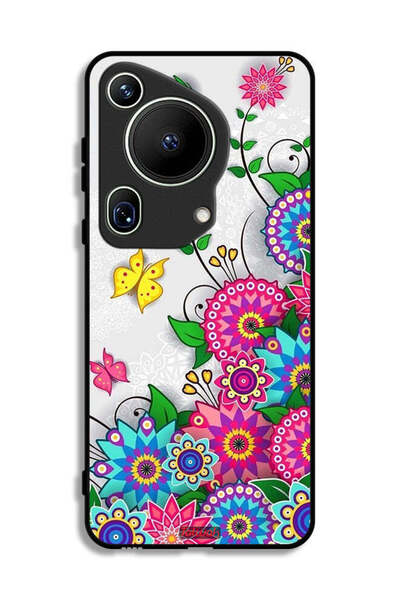 Tolwak غطاء حماية لهاتف هواوي بيورا 70 ألترا بنقشة زهور ماندالا