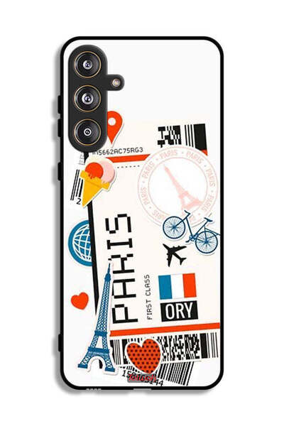 Tolwak غطاء حماية لهاتف سامسونج جالاكسي M55 5G، ملصق باريس