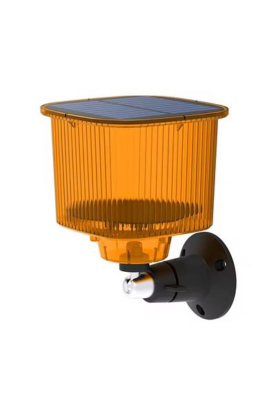 divendi-ro Q Bj900 ultrasonic solar alarm for animal deterrent Q Bj900, anti-burglar device - Orange