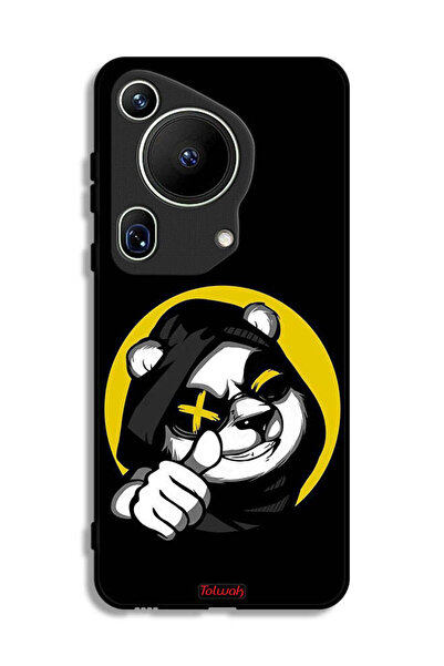 Tolwak غطاء حماية لهاتف هواوي بيورا 70 ألترا بتصميم قطة مارشميلو لطيفة