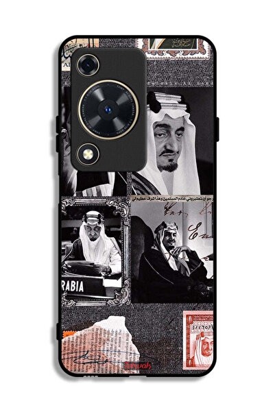 Tolwak غطاء حماية لهاتف هواوي إنجوي 70 - ملصق الملك فيصل العتيق