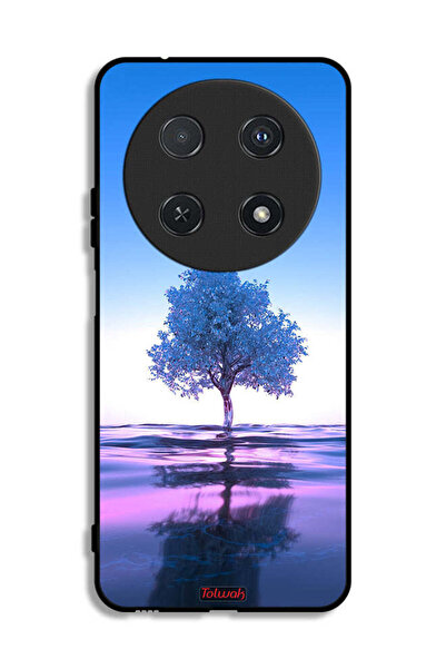 Tolwak غطاء حماية لهاتف هواوي نوفا 12i بتصميم شجرة نيون وانعكاس مائي فني رقمي