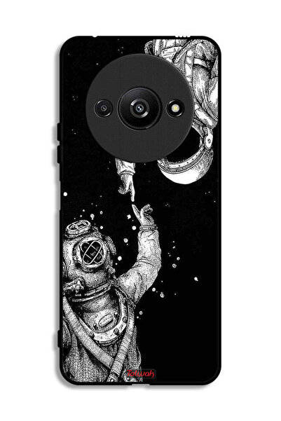 Tolwak غطاء حماية لهاتف Xiaomi Redmi A3 4G بتصميم رواد فضاء