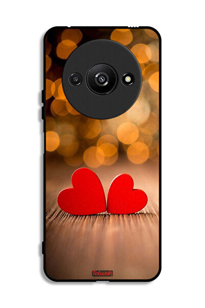 Tolwak Xiaomi Redmi A3 4G Protective Case Cover Two Beautiful Hearts