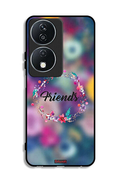Tolwak غطاء حماية Honor X7b 5G بتصميم خاتم أصدقاء الزهور