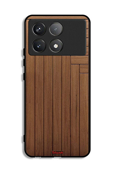 Tolwak غطاء حماية لهاتف Xiaomi Redmi K70 بنمط باب