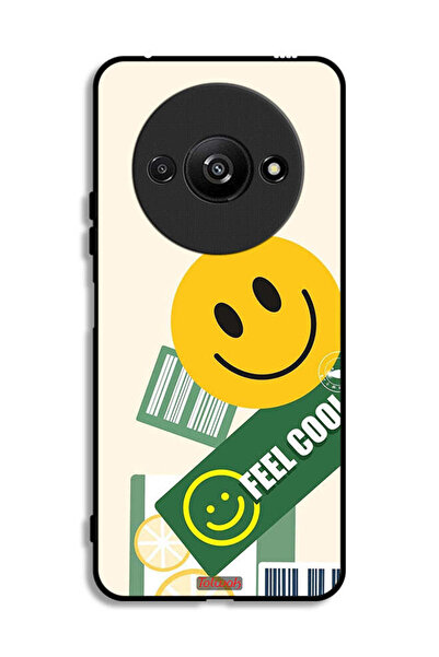Tolwak Xiaomi Redmi A3 4G Protective Case Cover Feel Cool Sticker