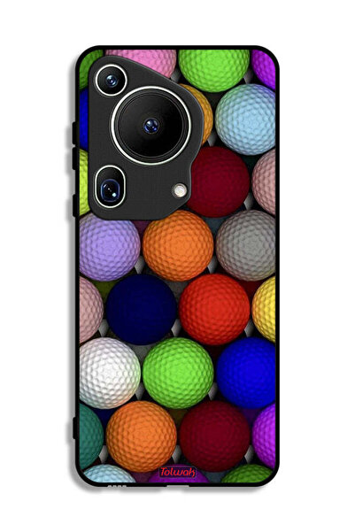 Tolwak غطاء حماية لهاتف هواوي بيورا 70 ألترا - كرات فنية تجريدية