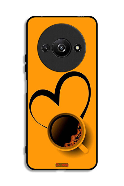 Tolwak Xiaomi Redmi A3 4G Protective Case Cover Coffee Cup Art