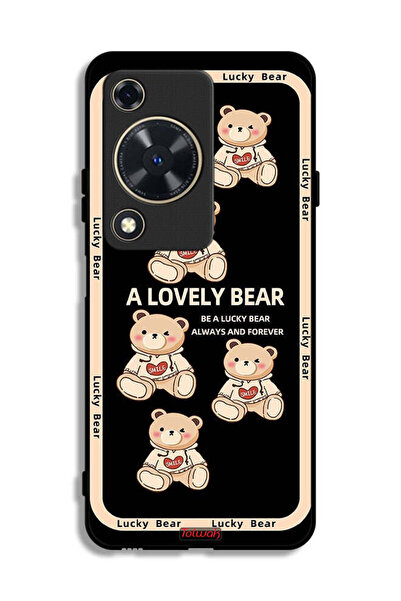 Tolwak غطاء حماية لهاتف هواوي إنجوي 70 - دب جميل