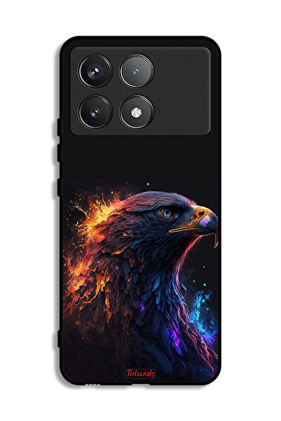 Tolwak Xiaomi Poco F6 Pro Protective Case Cover Eagle Art