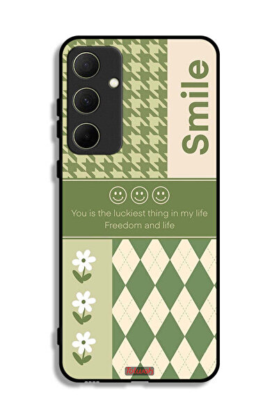 Tolwak غطاء حماية لهاتف سامسونج جالكسي A35 5G الابتسامة هي أسعد شيء في حياتي