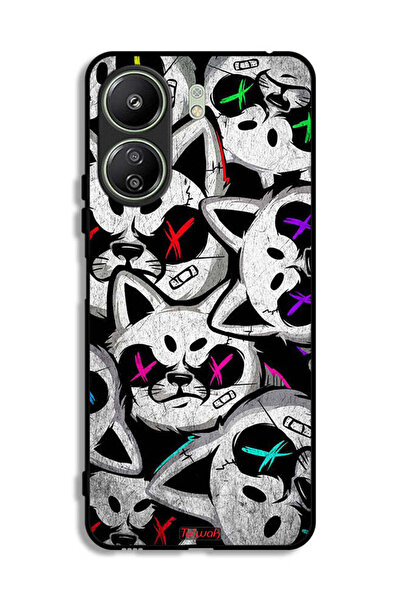 Tolwak غطاء حماية لهاتف شاومي ريدمي 13 سي - قطط مارشميلو